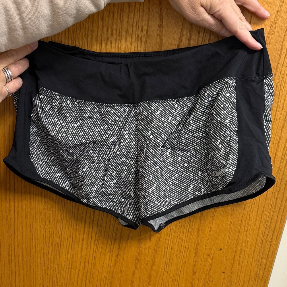 Nike Black and White Athletic Shorts